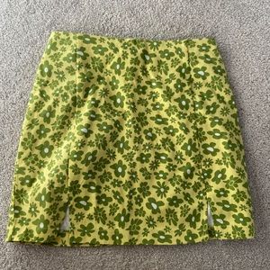 Green skirt